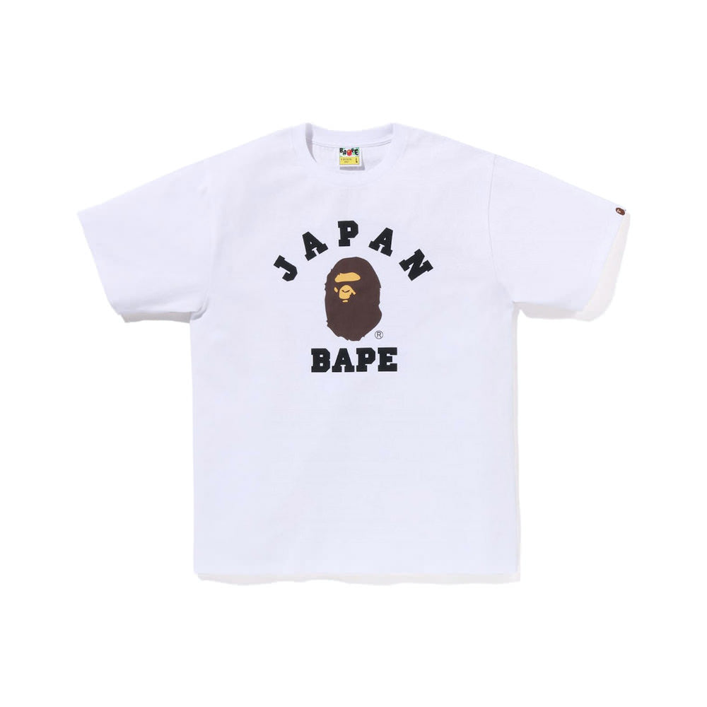 Bape Japan College Tee White