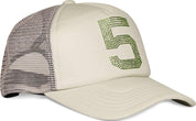 Sp5der 555 Rhinestone Trucker Hat Slate Grey