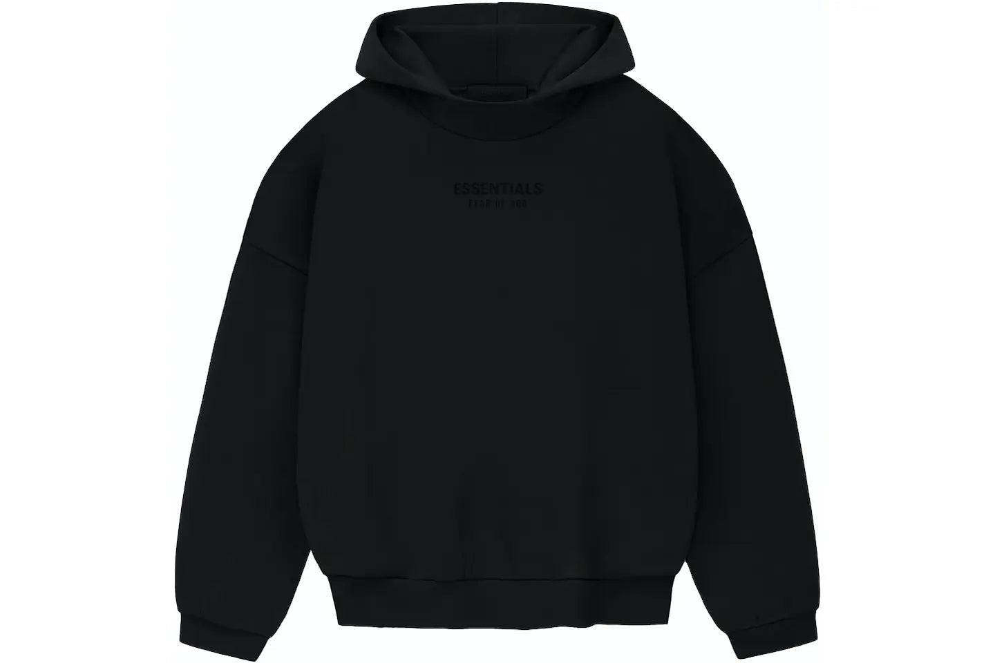 Fear of God Essentials Hoodie (FW23) Jet Black