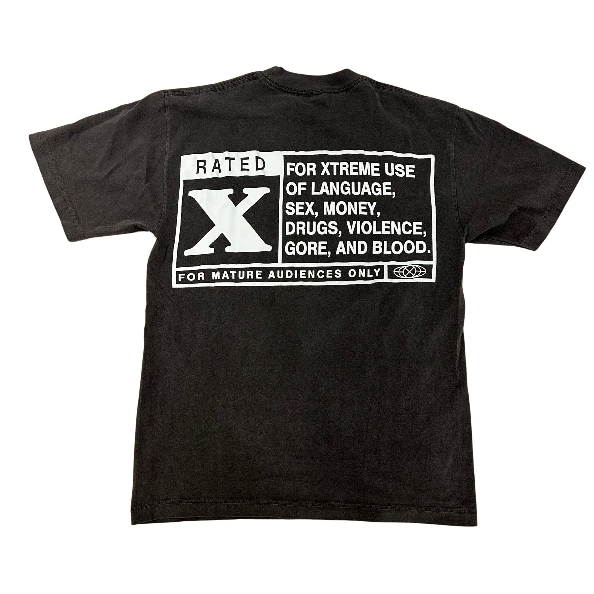 Ken Carson Rated X Washed Black Tee, brand new, size S – photo 2 of 2
