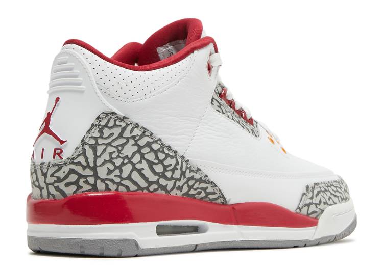 Jordan 3 Retro Cardinal Red (GS)