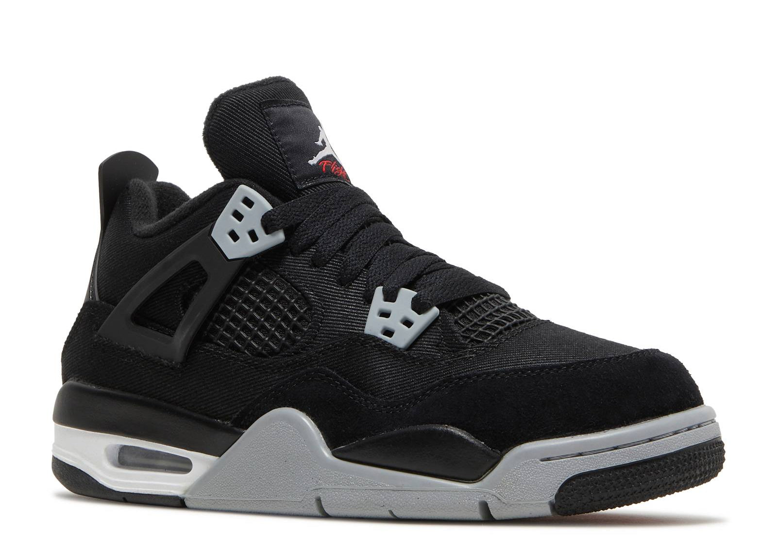 Jordan 4 Retro Black Canvas (GS)