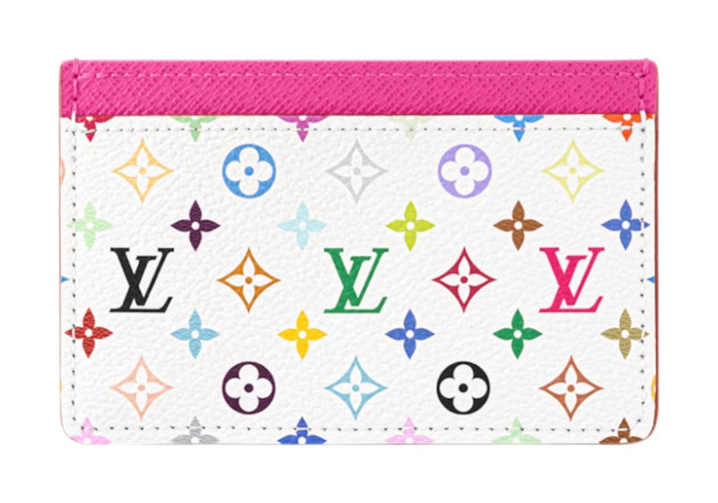 Louis Vuitton x Takashi Murakami Card Holder White Multicolored