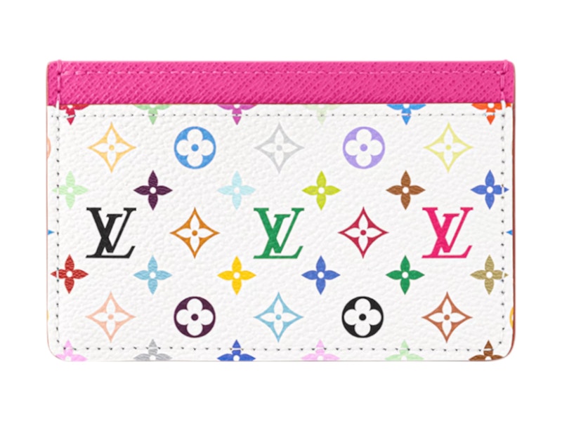 Louis Vuitton x Takashi Murakami Card Holder White Multicolored