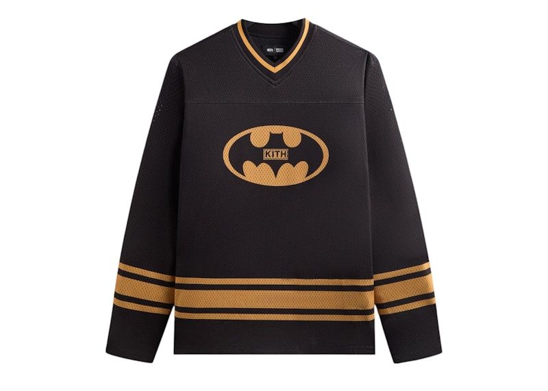Kith x Batman Long Sleeve Malik Jersey Black, brand new, size M