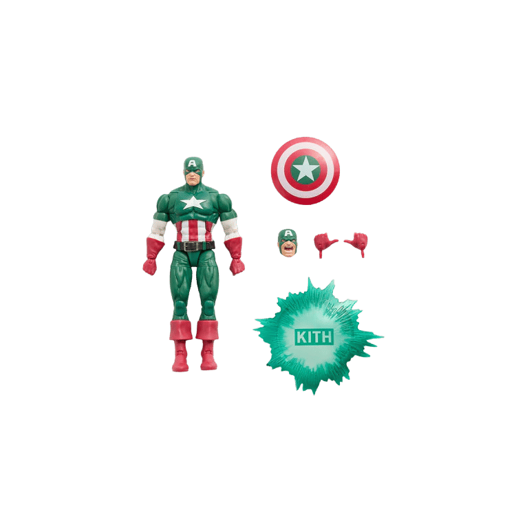 Kith x Marvel for Hasbro Legends Captain America Gameverse Player 2 Figure, brand new – photo 4 of 4