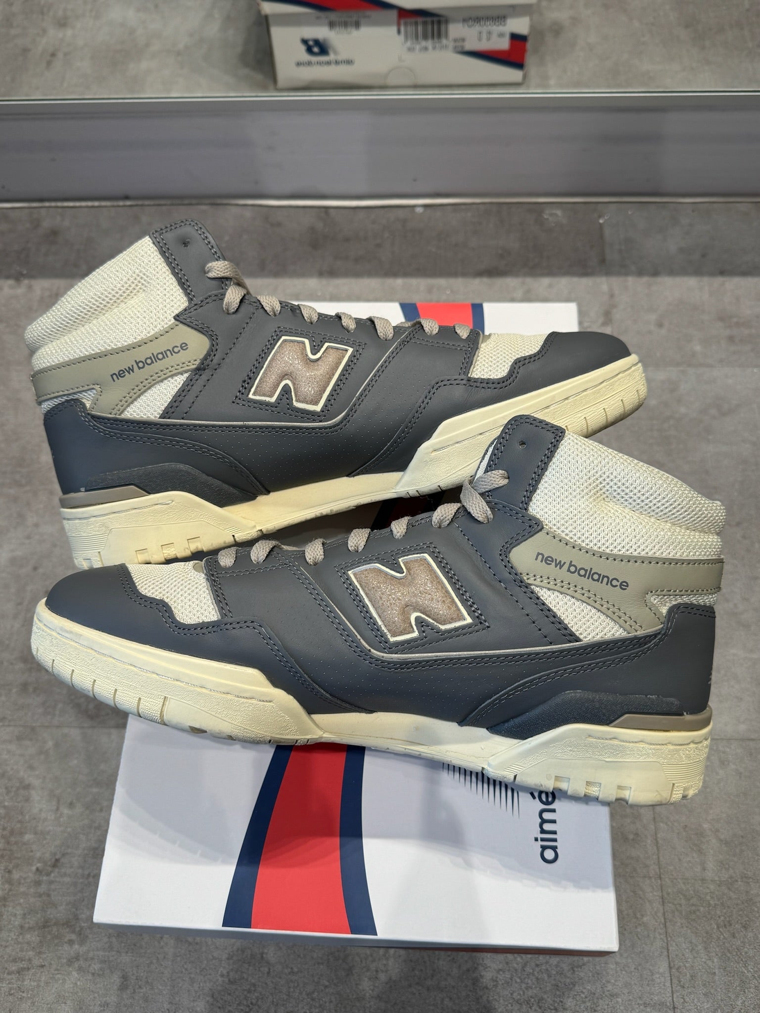 New Balance 650R Aime Leon Dore Grey (Preowned)