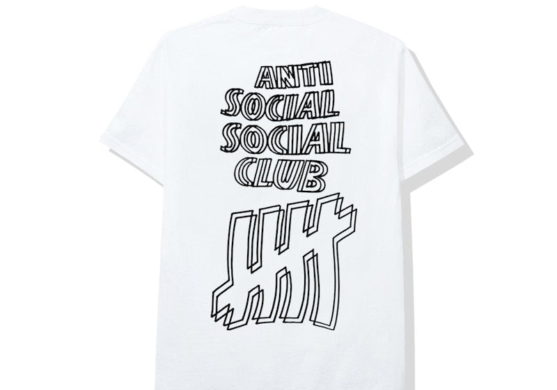 Anti Social Social Club x Undefeated Tee White