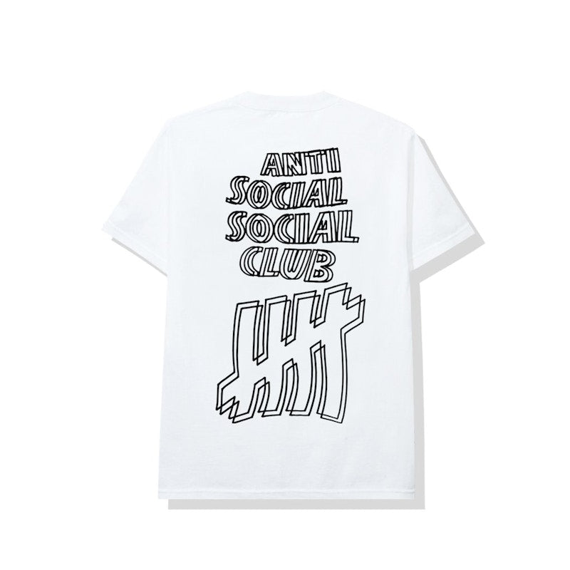 Anti Social Social Club x Undefeated Tee White