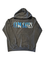 Kid Cudi Saves Baptized In Fire Hoodie Washed Black (Preowned)