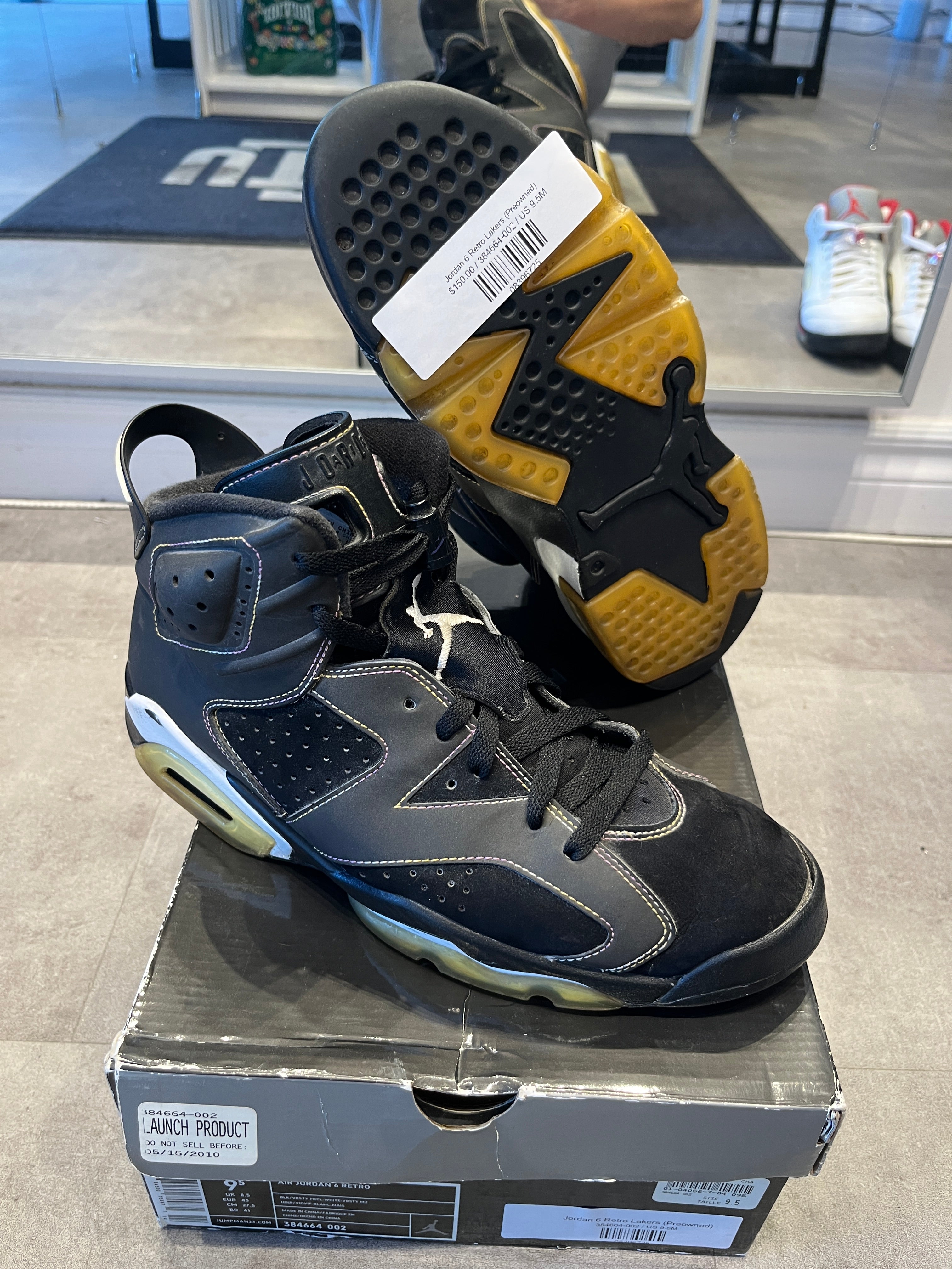 Jordan 6 Retro Lakers Preowned Utopia Shop