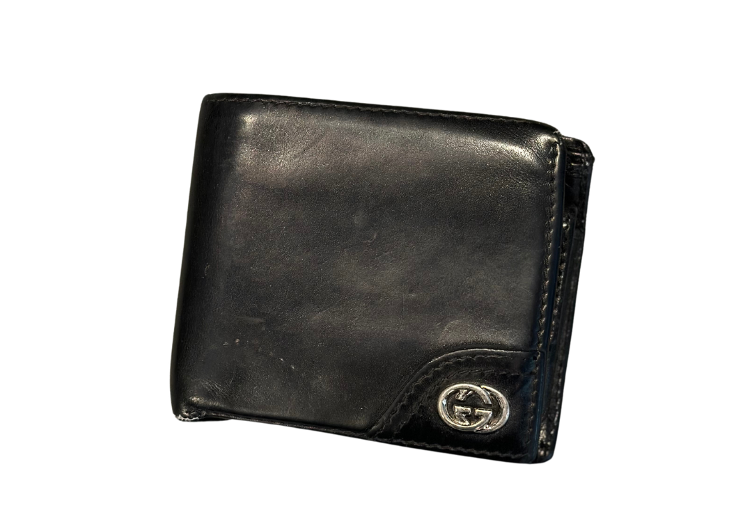 Gucci Black Bi-fold Wallet (Preowned)