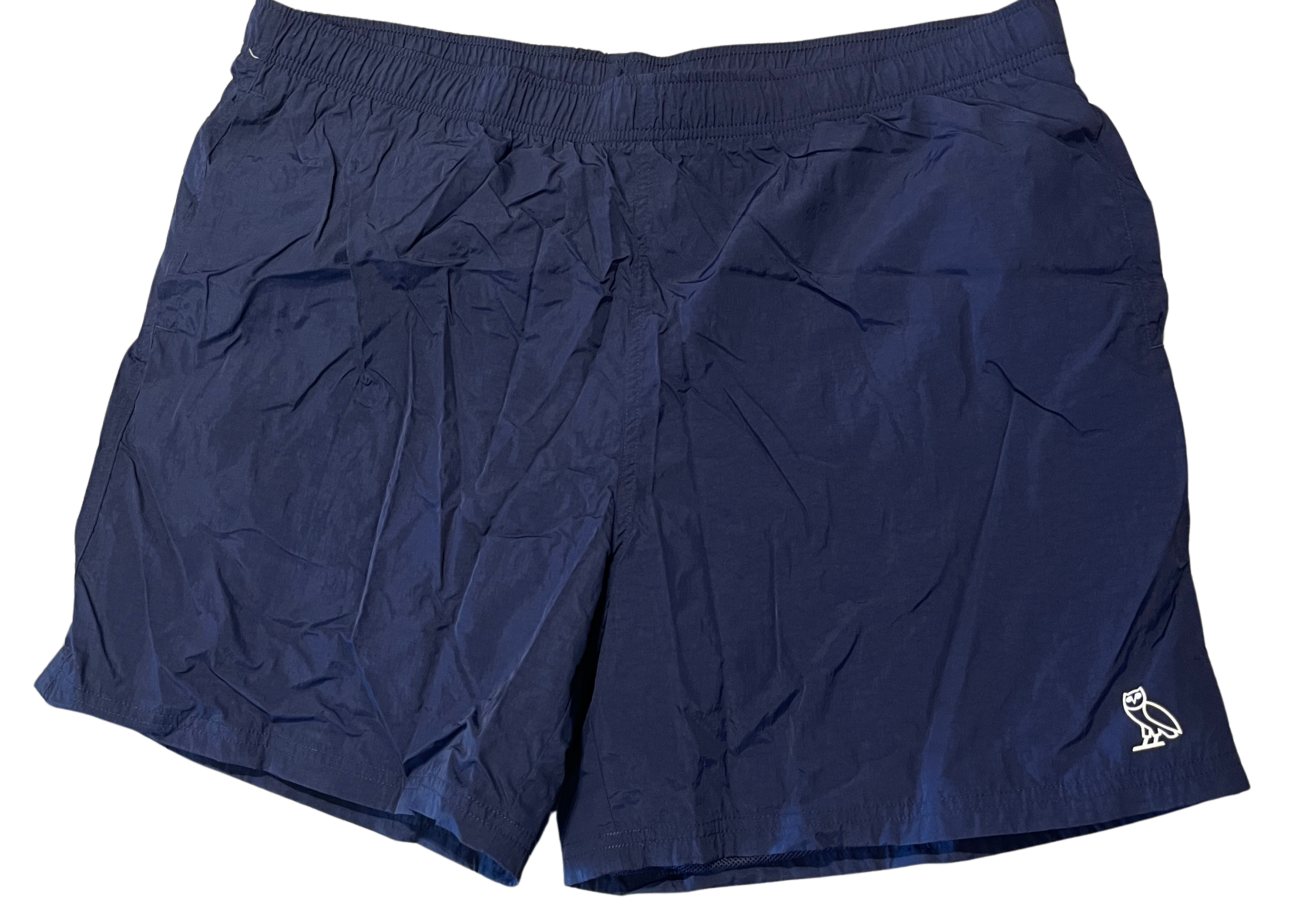 Ovo Navy Nylon Mesh Shorts