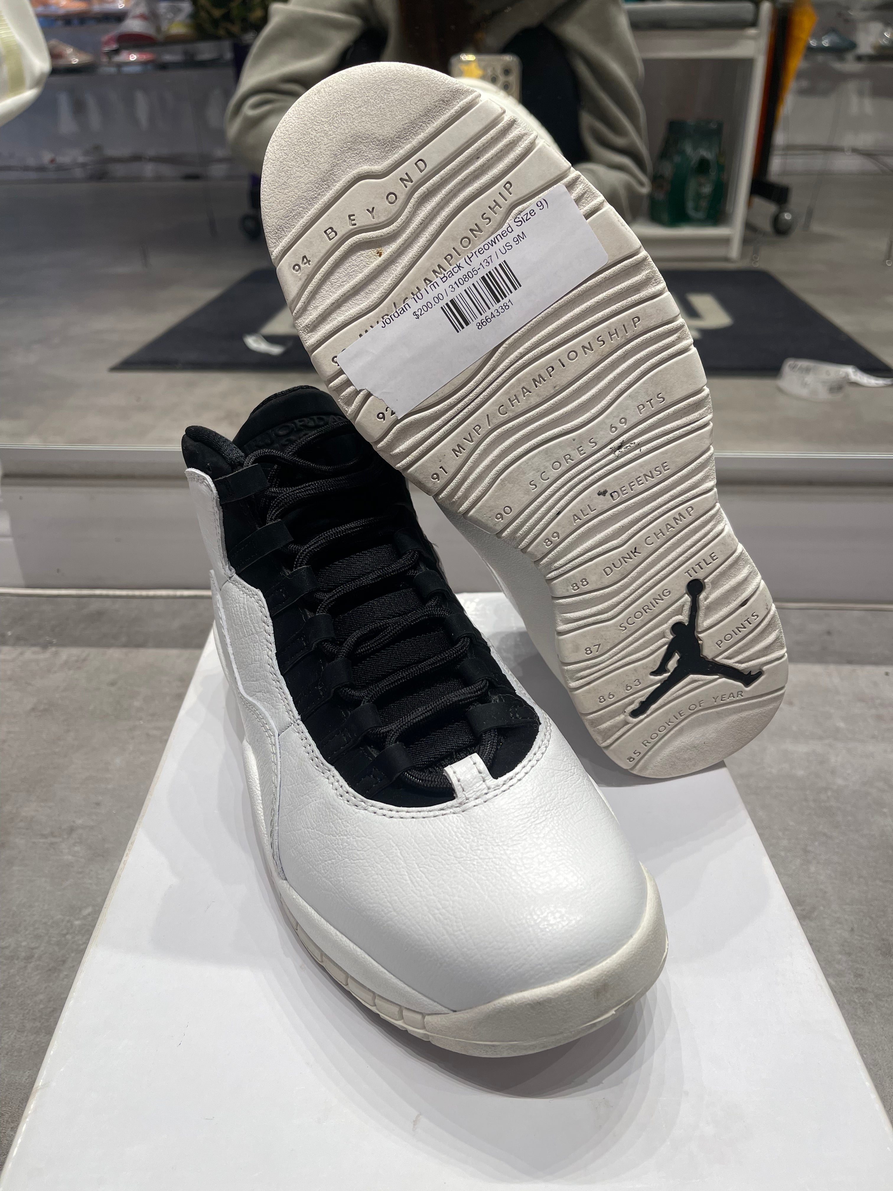 Jordan 10 Retro I'm Back (Preowned)