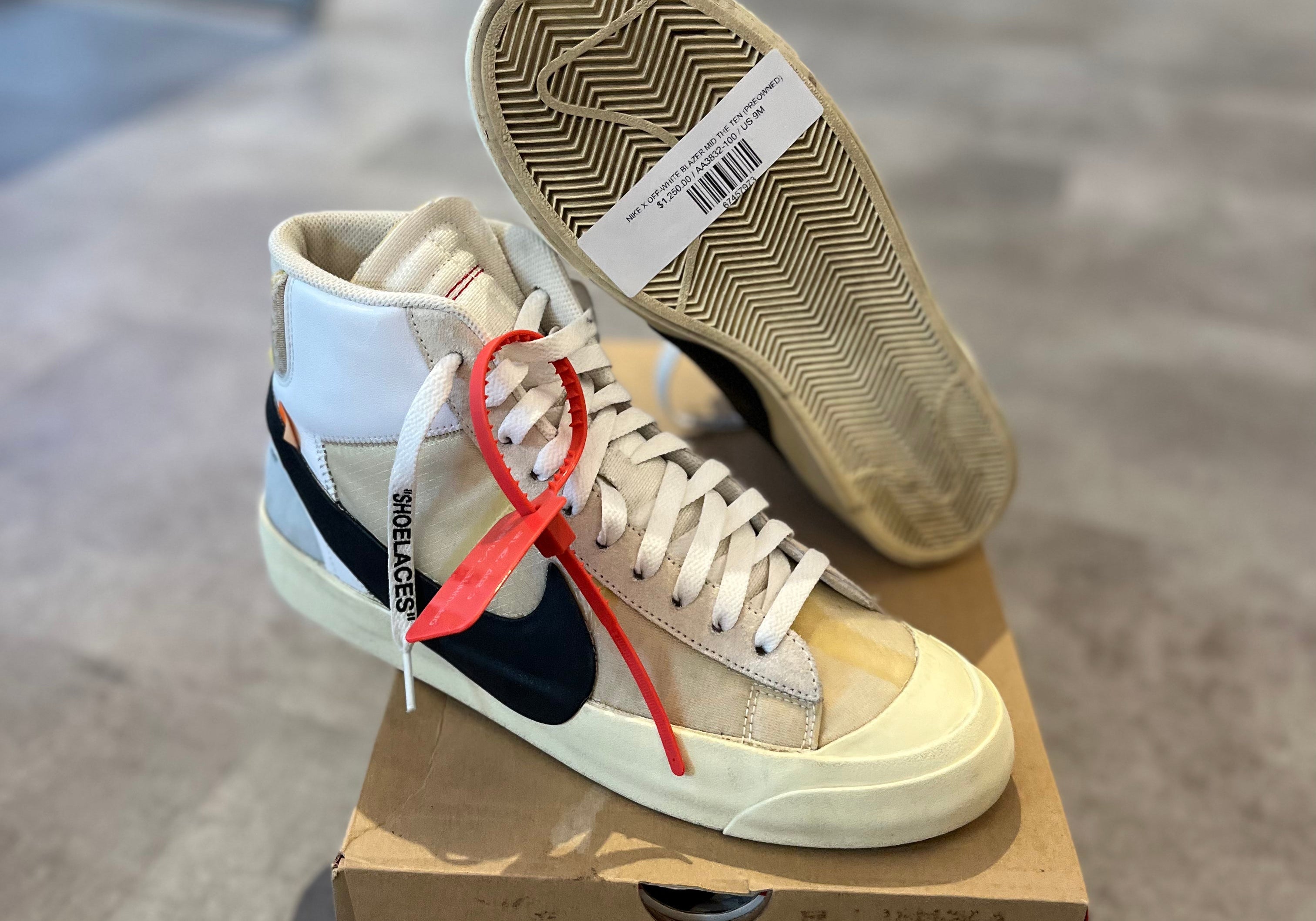 Nike X Off-White Blazer Mid The Ten (Preowned Size 9)