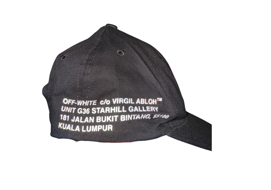 Off-White Stamp Reflective Logo Baseball Cap