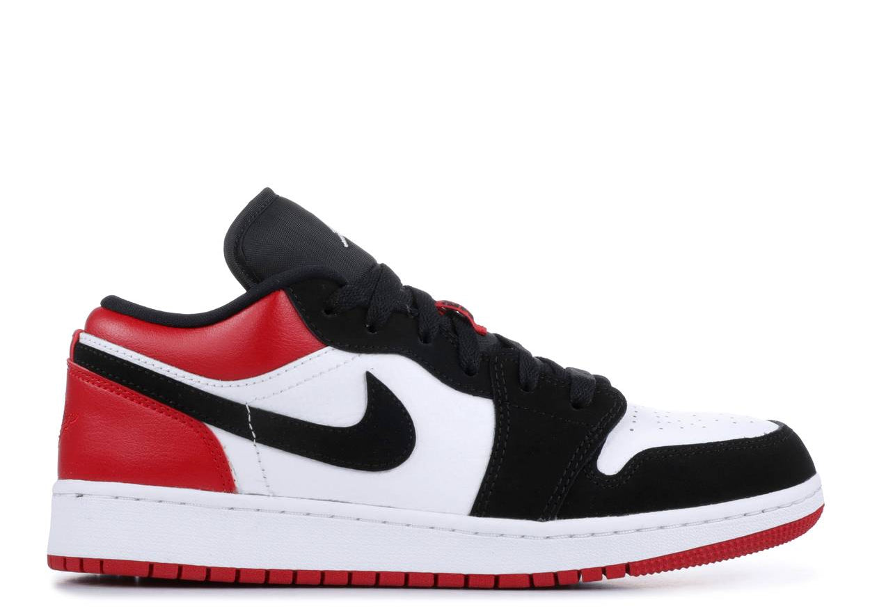 Jordan 1 Low Black Toe (GS) (Preowned)