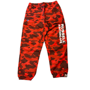 Bape A Bathing Ape X Russell Athletic Color Camo Track Pants