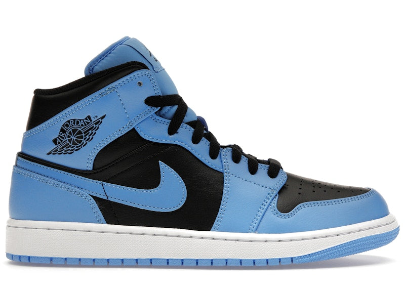 Air Jordan 1 Mid University Blue Black