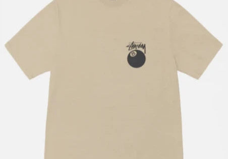 Stussy 8 Ball Pigment Dyed Tee Khaki