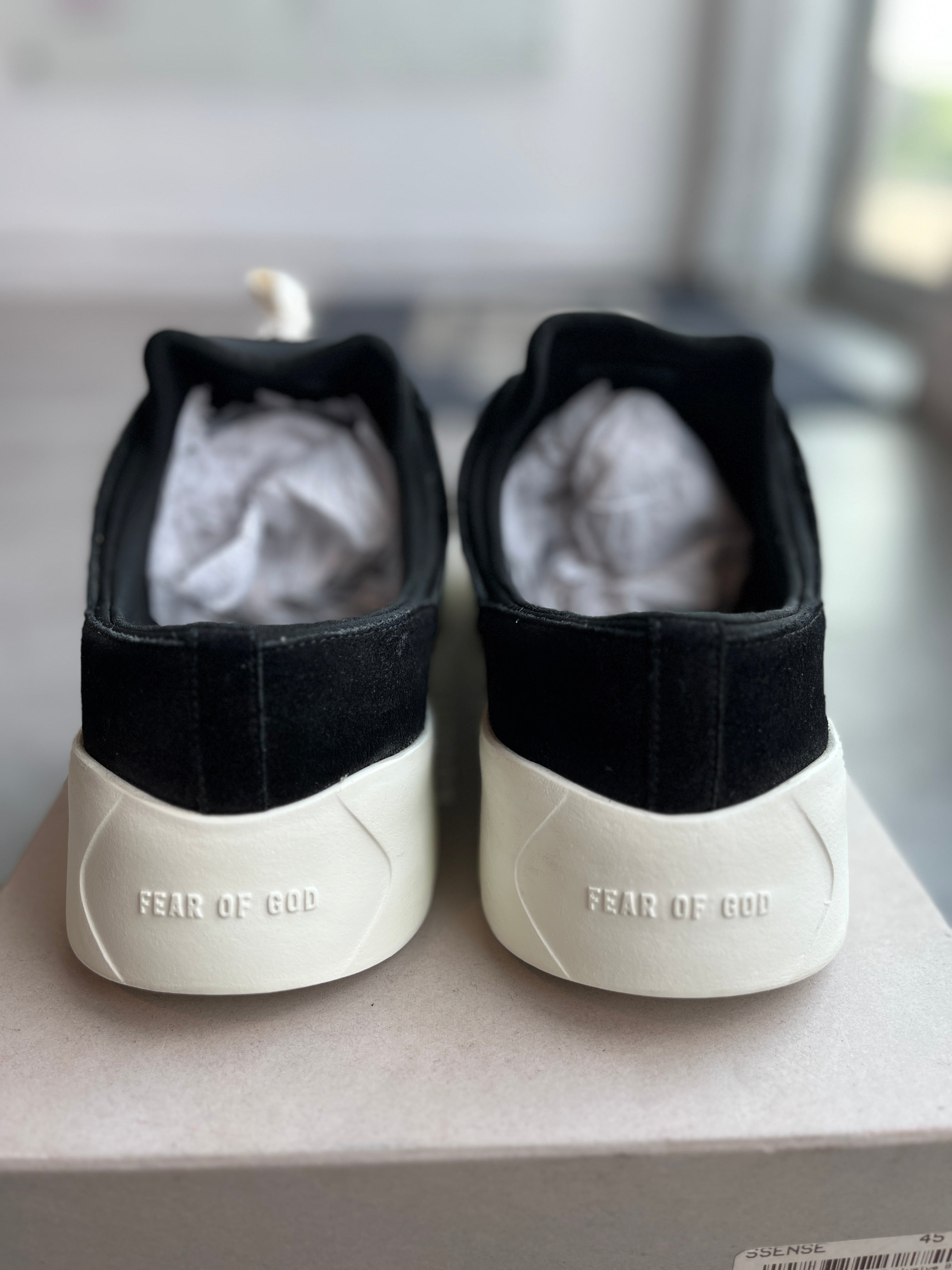 Fear of God Backless Sneaker Black White (Preowned)