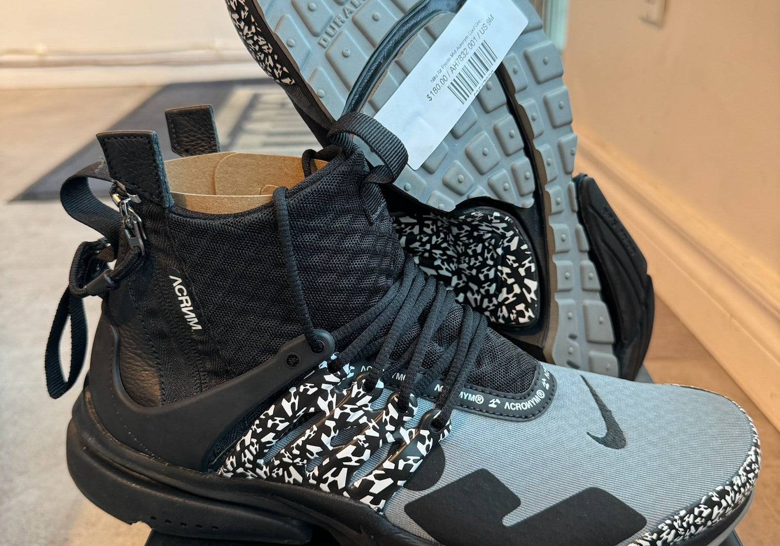 Nike Air Presto Mid Acronym Cool Grey (Preowned)