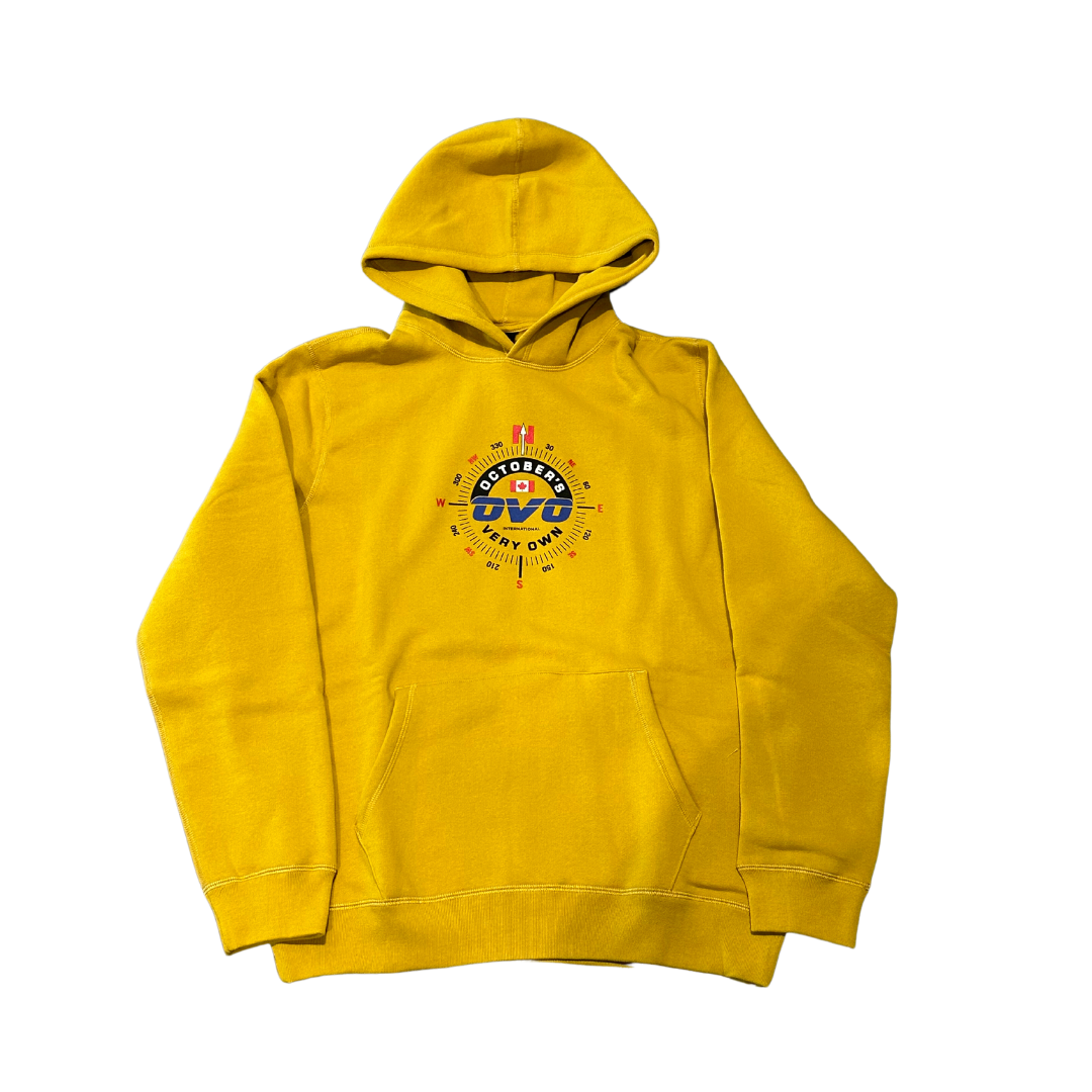 Ovo Compass Hoodie Mustard