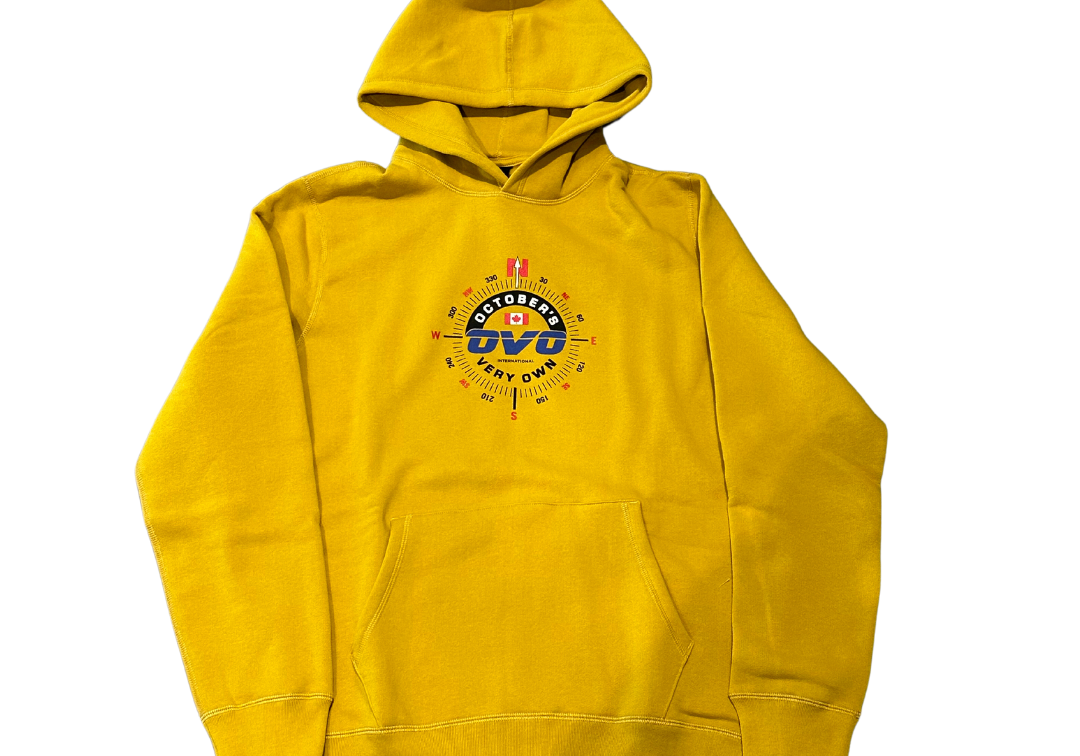 Ovo Compass Hoodie Mustard