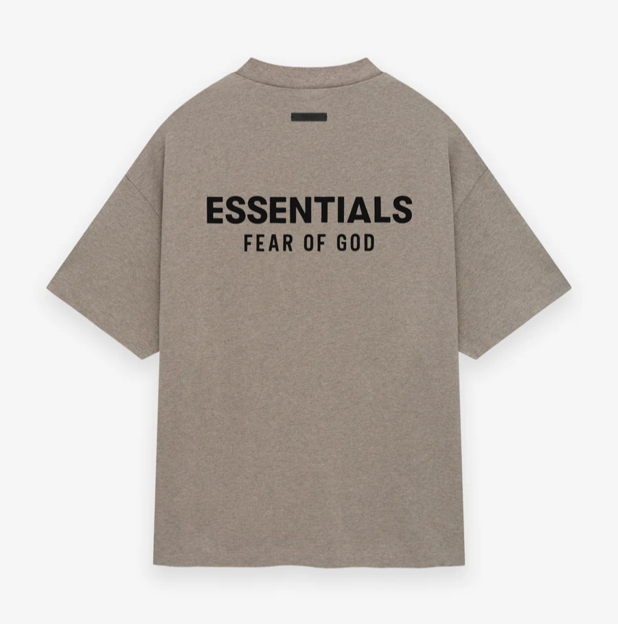 Fear of God Essentials Jersey Crewneck T-Shirt Heather Grey (FW24)