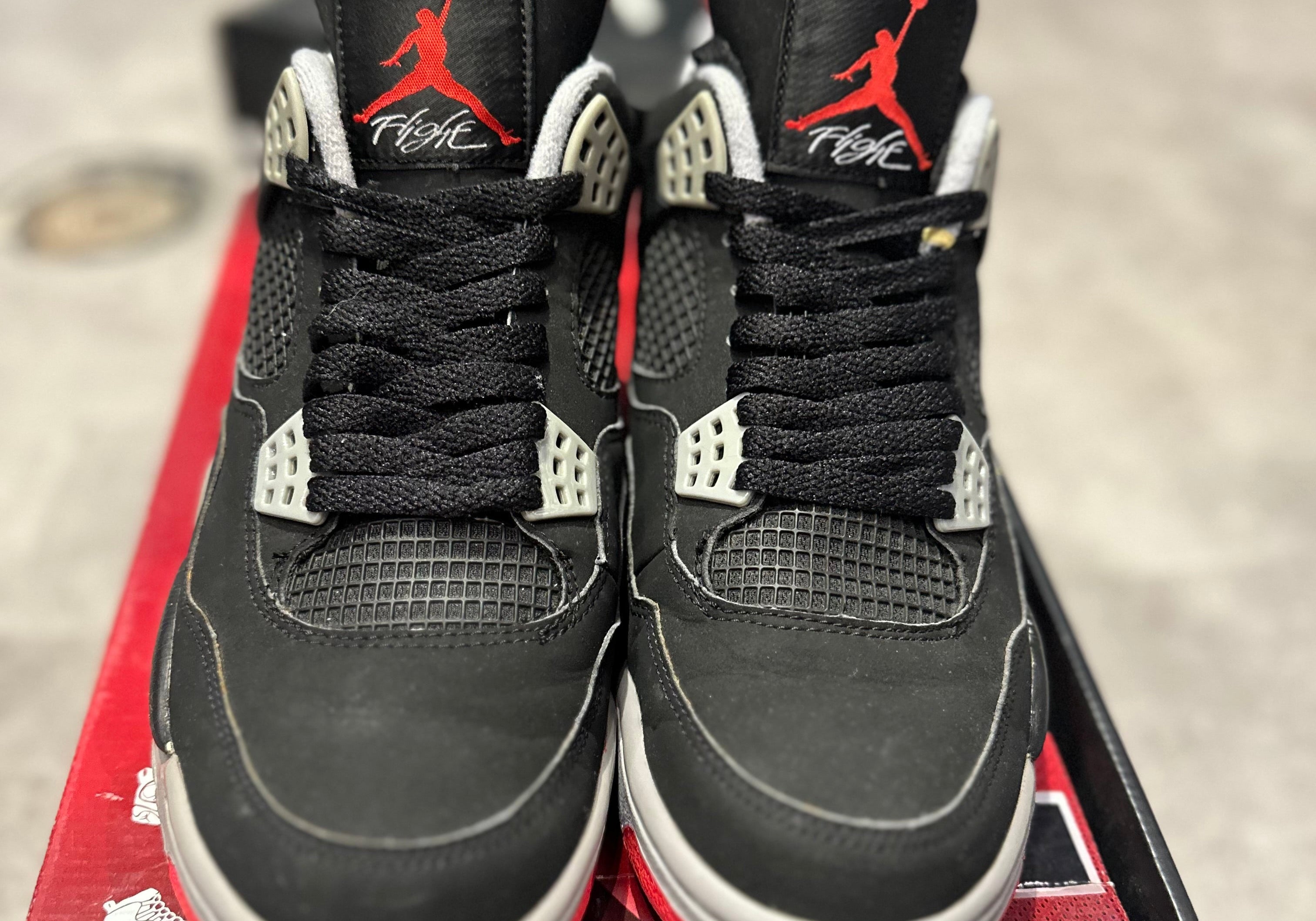 Jordan 4 Retro CDP Bred Black Cement (2008) (Preowned)