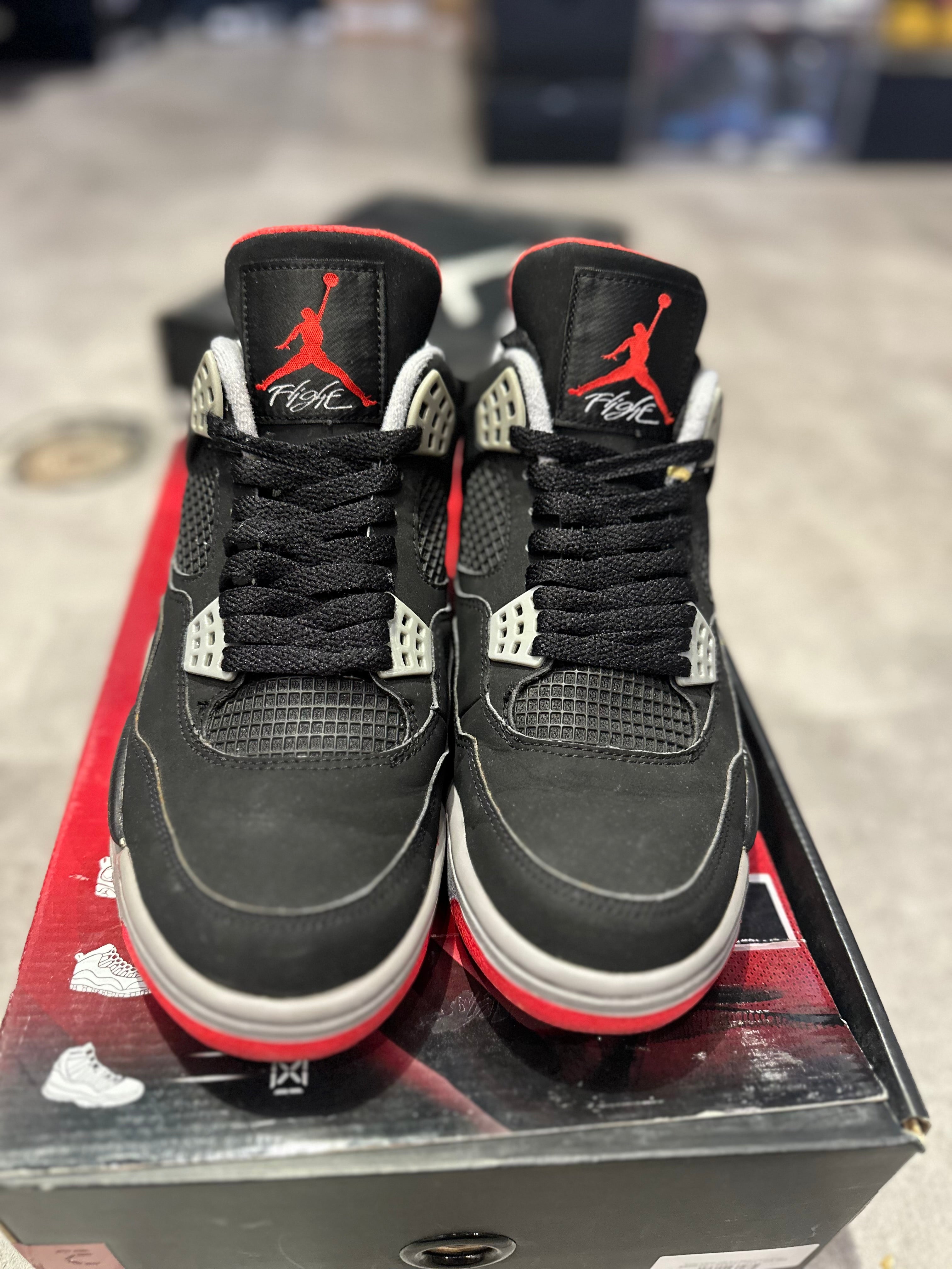 Jordan 4 Retro CDP Bred Black Cement (2008) (Preowned)