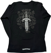 Chrome Hearts Silver Dagger L/S T-Shirt Black