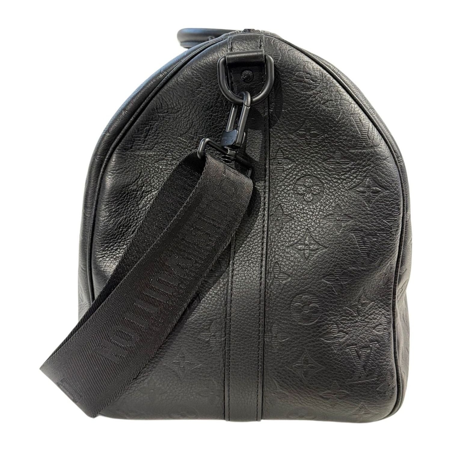 Louis Vuitton Keepall Bandouliere Damier Graphite 55 Black/Graphite, lightly used – photo 4 of 6