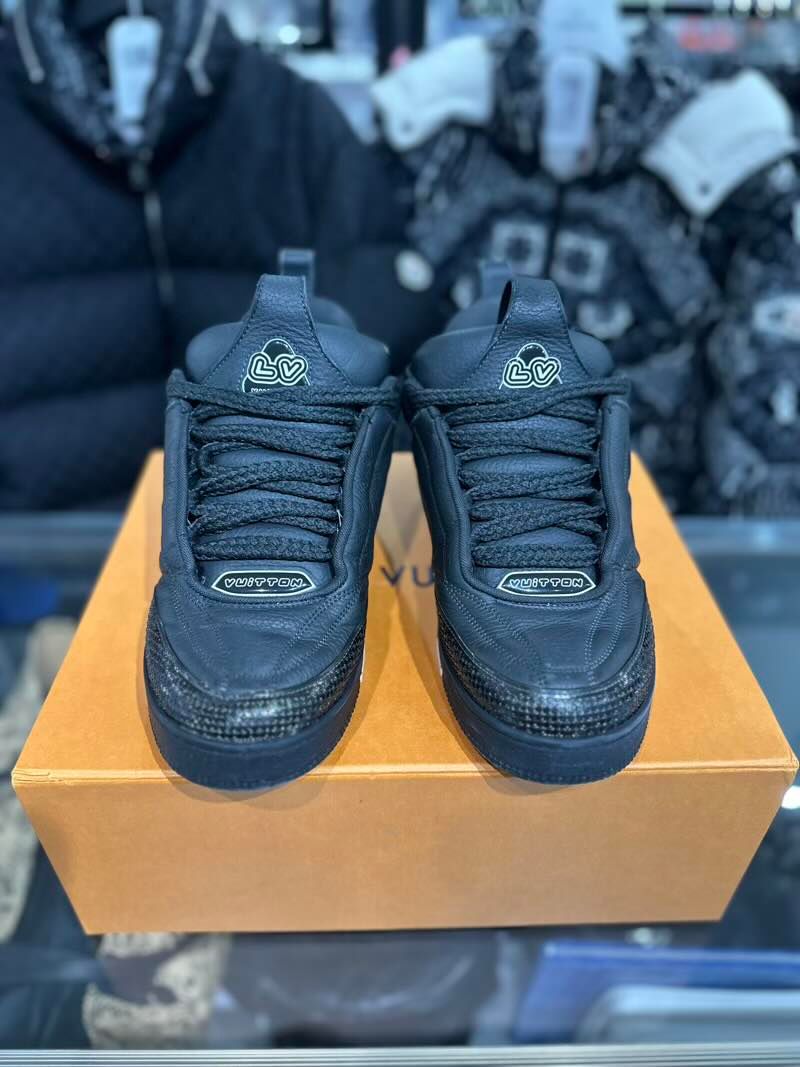 Louis Vuitton LV Skate Sneaker Black, pre-owned, US Men's 10.5 – photo 3 of 7