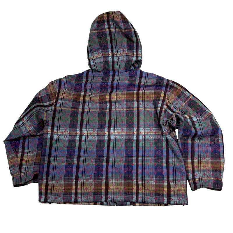 Louis Vuitton Monogram Madras Check Parachute Parka, lightly used, size L – photo 2 of 3