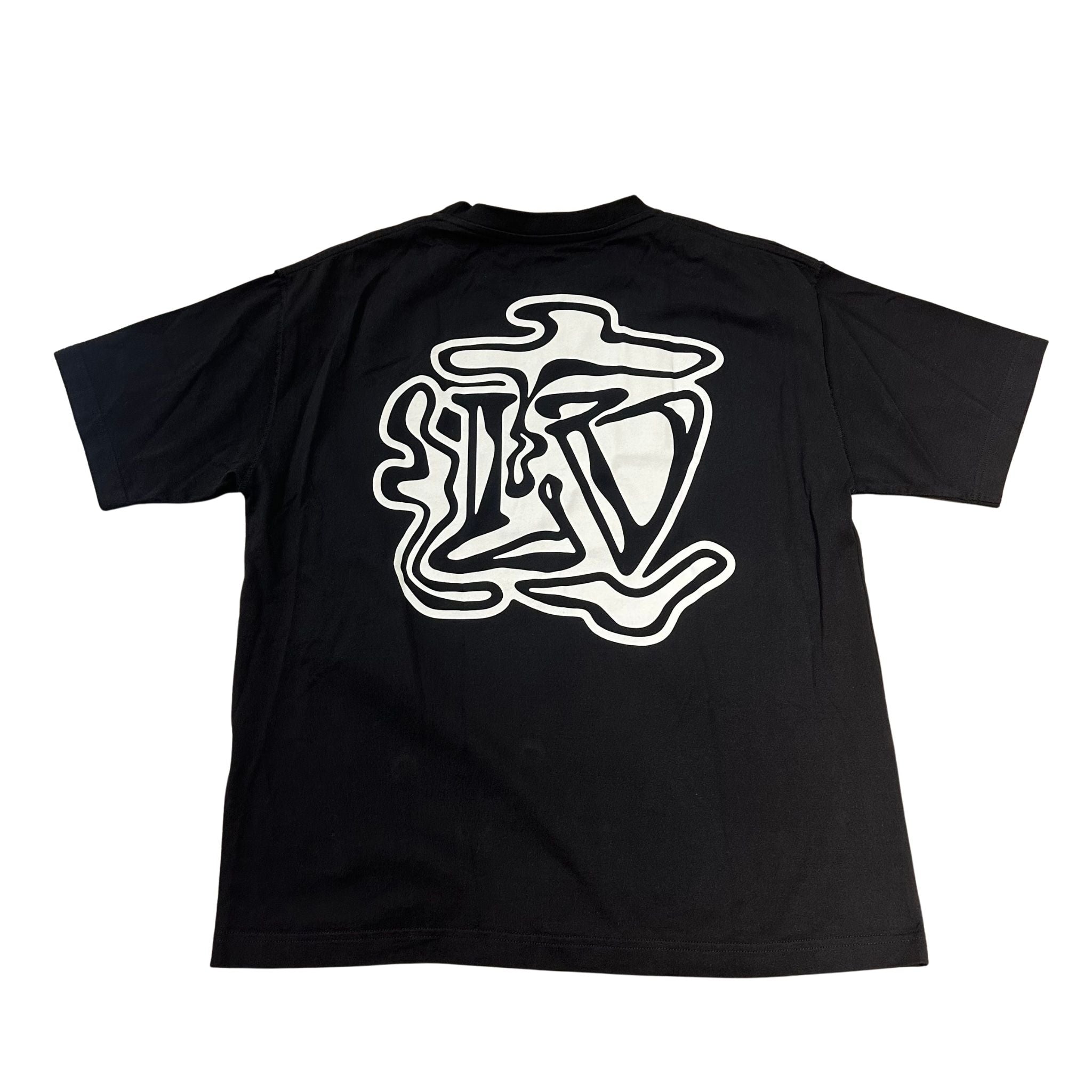 Louis Vuitton Smoke Logo T-Shirt Black, lightly pre-owned, size L – photo 2 of 2