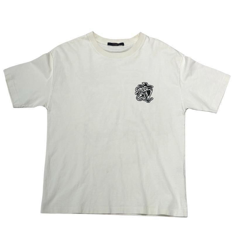 Louis Vuitton Smoke Tee White, pre-owned, size L – photo 1 of 2