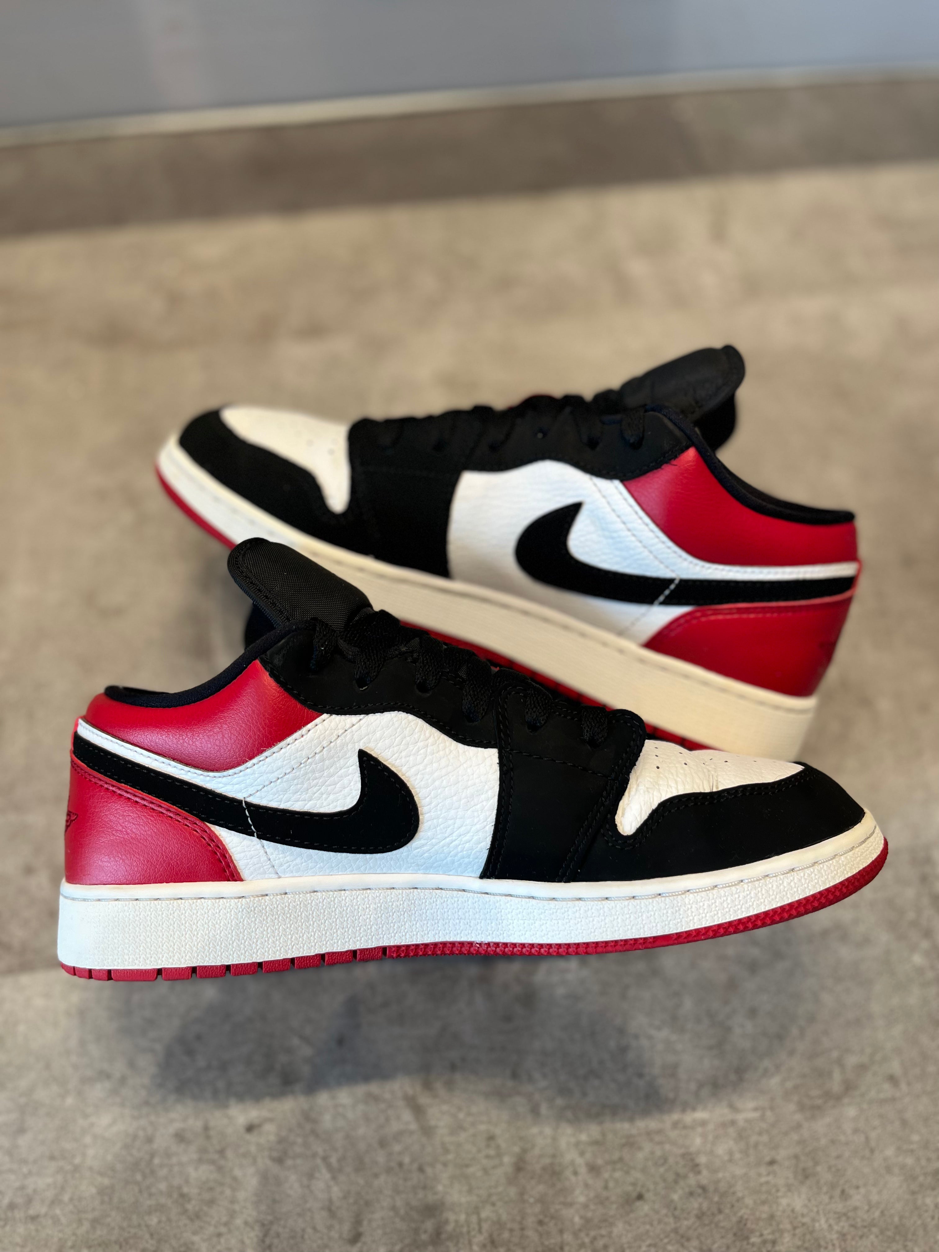 Jordan 1 Low Black Toe (GS) (Preowned)