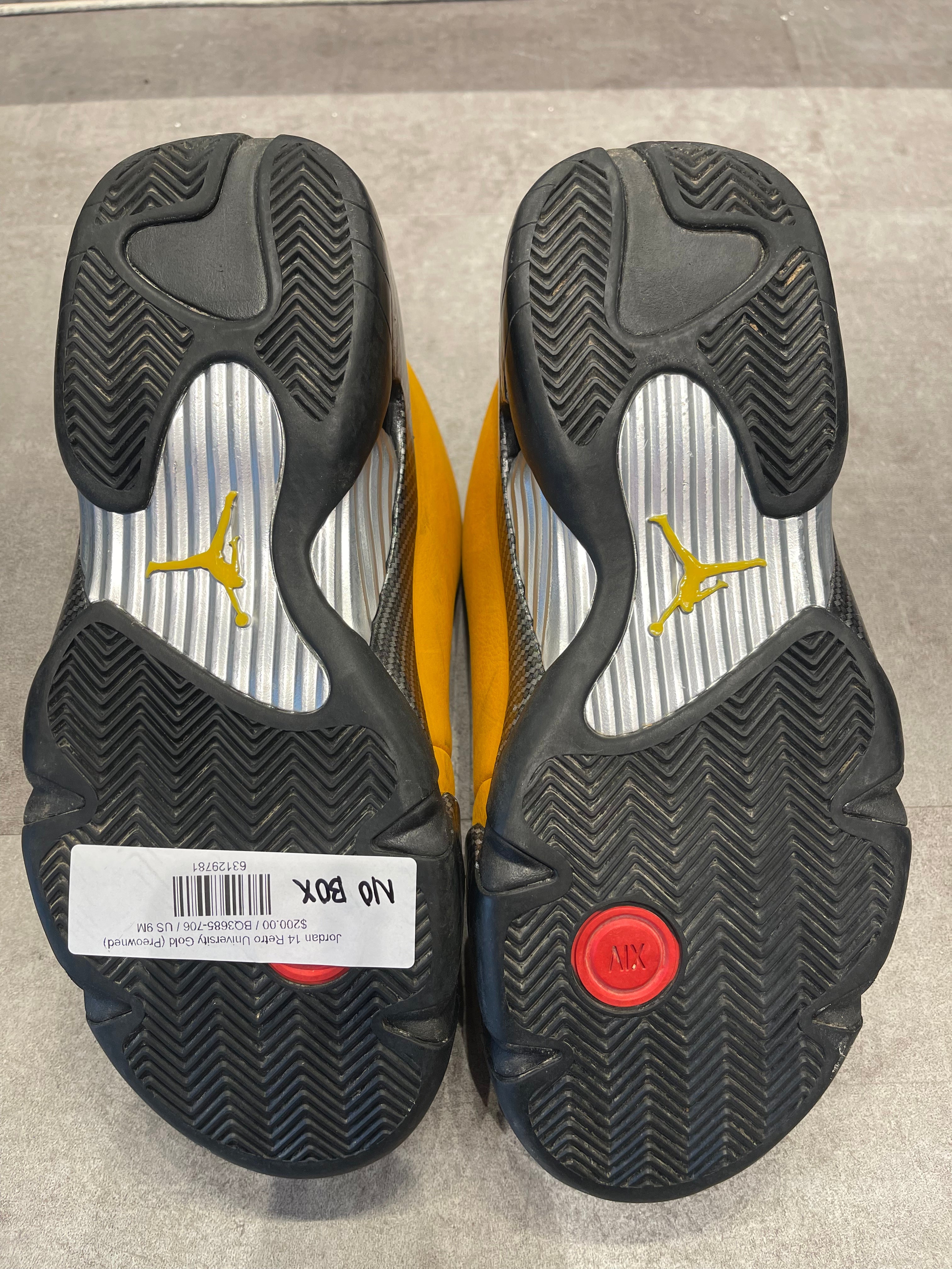 Jordan 14 Retro University Gold (Preowned)