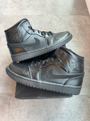 Jordan 1 Mid Black (Preowned)