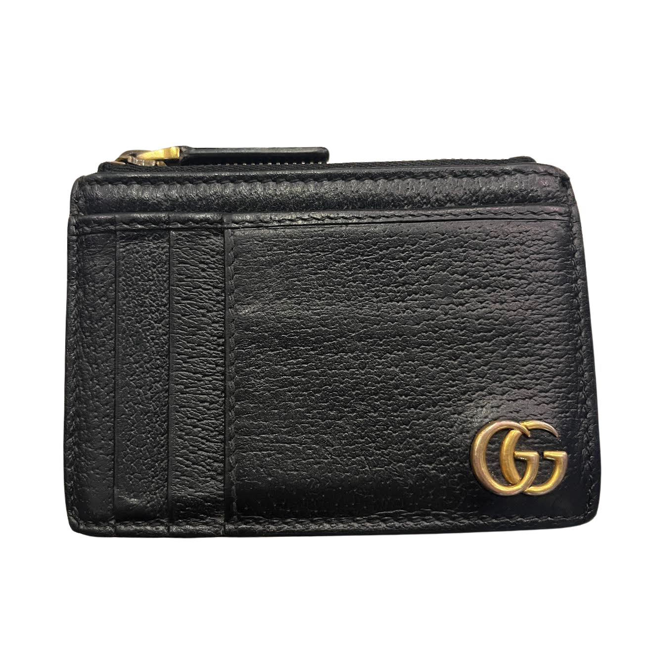 Gucci GG Marmont Leather Card Case Black