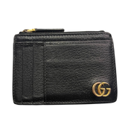 Gucci GG Marmont Leather Card Case Black