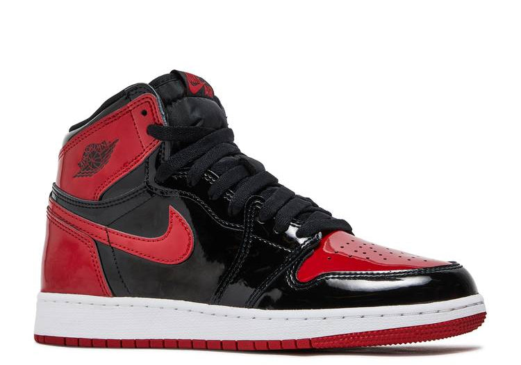 Jordan 1 Retro High Patent Bred (GS)