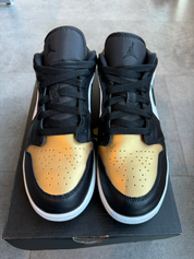 Jordan 1 Low Gold Toe (GS) (Preowned Size 7y)