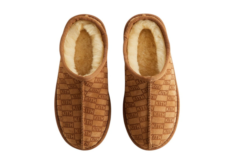 Kith Kithmas Kids Monogram Shearling Slipper Loft