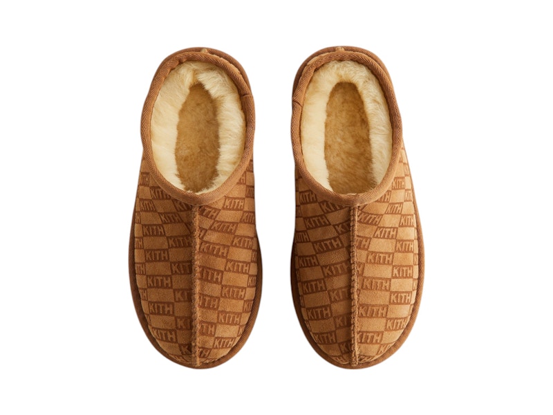 Kith Kithmas Kids Monogram Shearling Slipper Loft