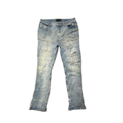 Who Decides War Blue Gathered Jeans (Preowned)