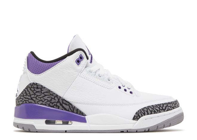 Jordan 3 Retro Dark Iris (Preowned Size 10)