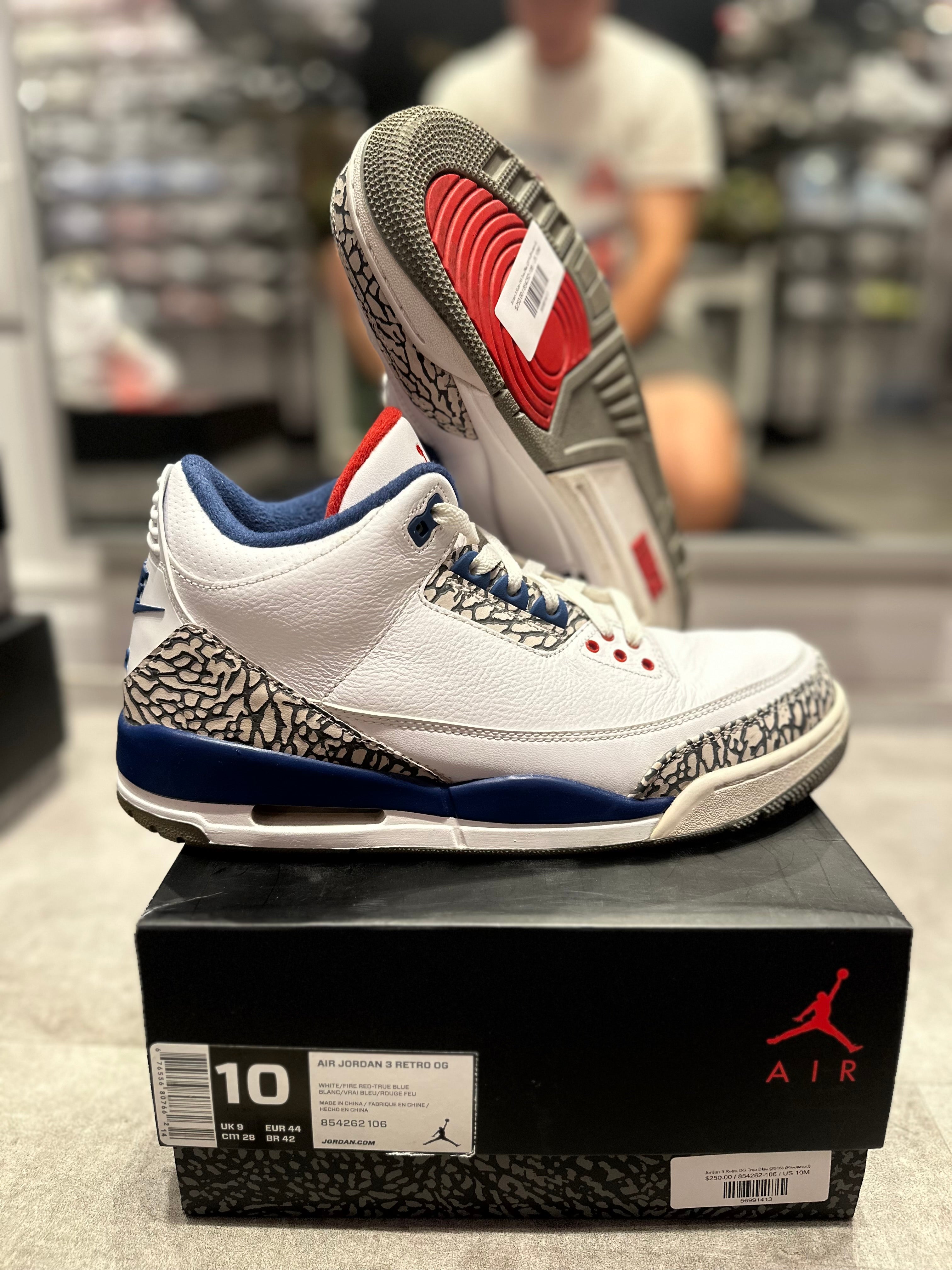 Jordan 3 Retro OG True Blue (2016) (Preowned)