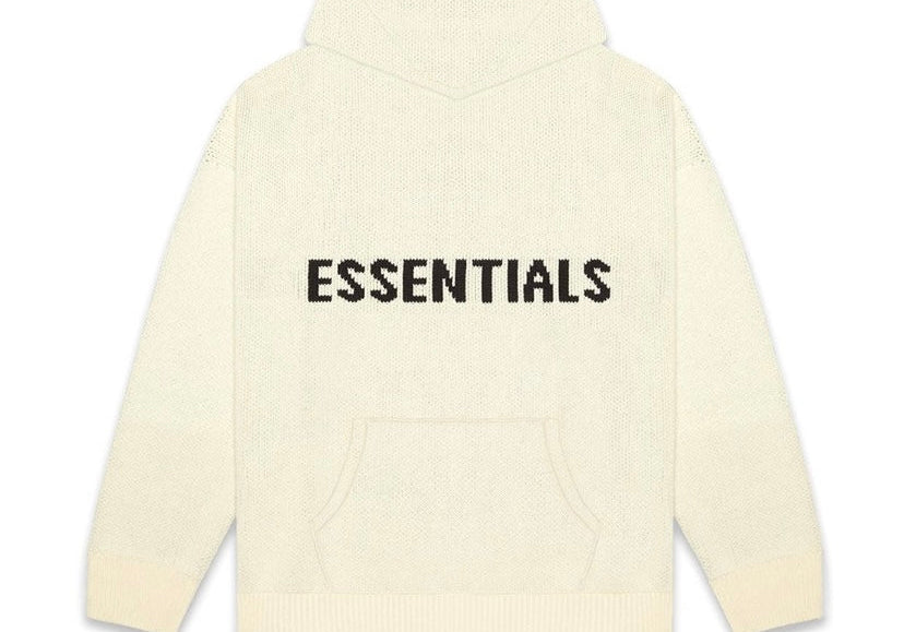 Fear of God Essentials Knit Hoodie (FW20) Buttercream